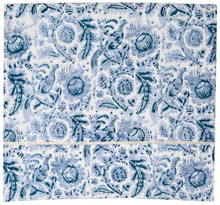 Load image into Gallery viewer, Bird of Paradise Round Tablecloth-Blue