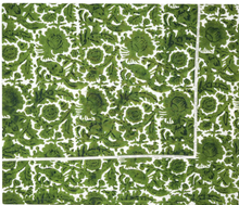 Load image into Gallery viewer, Bird of Paradise Round Tablecloth-Moss