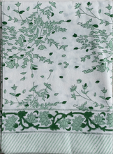 Load image into Gallery viewer, Honeysuckle Seafoam Tablecloth