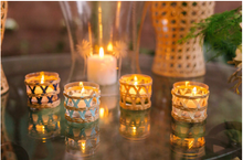 Load image into Gallery viewer, Island Wrapped Votives-Blue