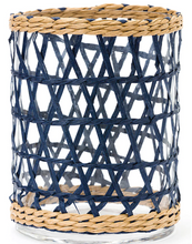 Load image into Gallery viewer, Island Wrapped Hurricane Large Navy