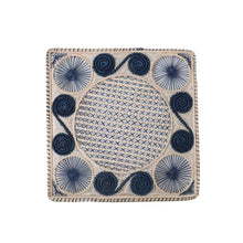 Load image into Gallery viewer, Iraca Square Placemat- Navy
