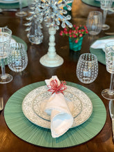 Load image into Gallery viewer, Lines in Dark Green Placemats