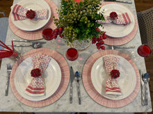 Load image into Gallery viewer, Red Modern Bandana Napkin