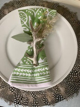 Load image into Gallery viewer, Silver Antler Napkin Ring