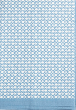 Load image into Gallery viewer, Blue Floral Round Tablecloth