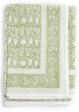 Load image into Gallery viewer, Green Jasmine Round Tablecloth