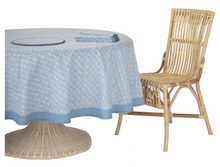 Load image into Gallery viewer, Peacock Blue Round Tablecloth