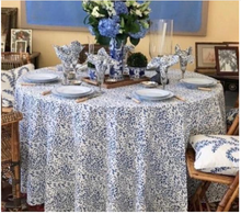 Load image into Gallery viewer, Blue Spot Tablecloth