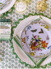 Load image into Gallery viewer, Green Round Rice Paper Placemats