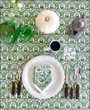 Load image into Gallery viewer, Caroline Green Tablecloth