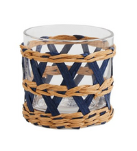 Load image into Gallery viewer, Island Wrapped Votives-Navy