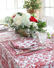 Load image into Gallery viewer, Gayatri Red Tablecloth