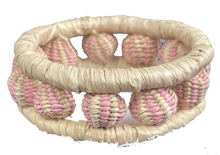 Load image into Gallery viewer, Pink & Natural Napkin Ring