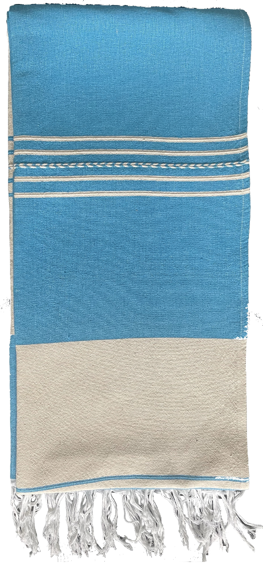 Mexican Oaxaca Tablecloth-Blue