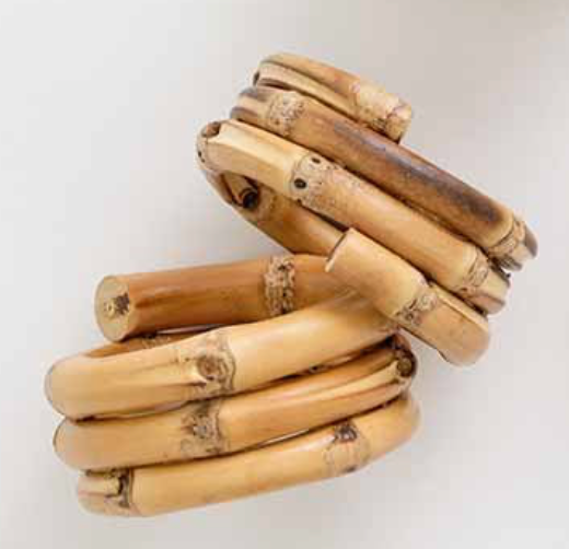 Wrapped Bamboo Napkin Rings