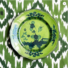 Load image into Gallery viewer, Ikat Green Tablecloth
