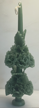 Load image into Gallery viewer, Oaxacan Hand Carved Floral Candles