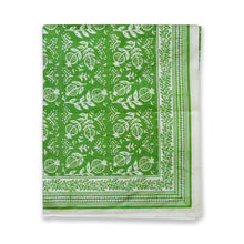 Load image into Gallery viewer, Pomegranate Green Tablecloth