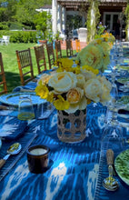 Load image into Gallery viewer, Dylan Ikat Round Tablecloth
