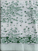 Load image into Gallery viewer, Honeysuckle Seafoam Tablecloth
