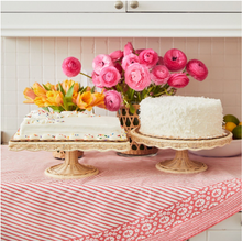 Load image into Gallery viewer, Petite Strip Tablecloth Watermelon
