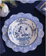 Load image into Gallery viewer, Blue Faenza  Melamine Dinner Plates S/4 Pre-Order
