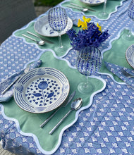 Load image into Gallery viewer, Datuna Blue Tablecloth
