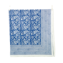Load image into Gallery viewer, Pomegranate Blue Tablecloth
