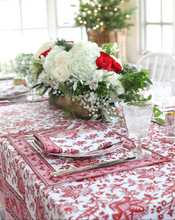 Load image into Gallery viewer, Gayatri Red Tablecloth
